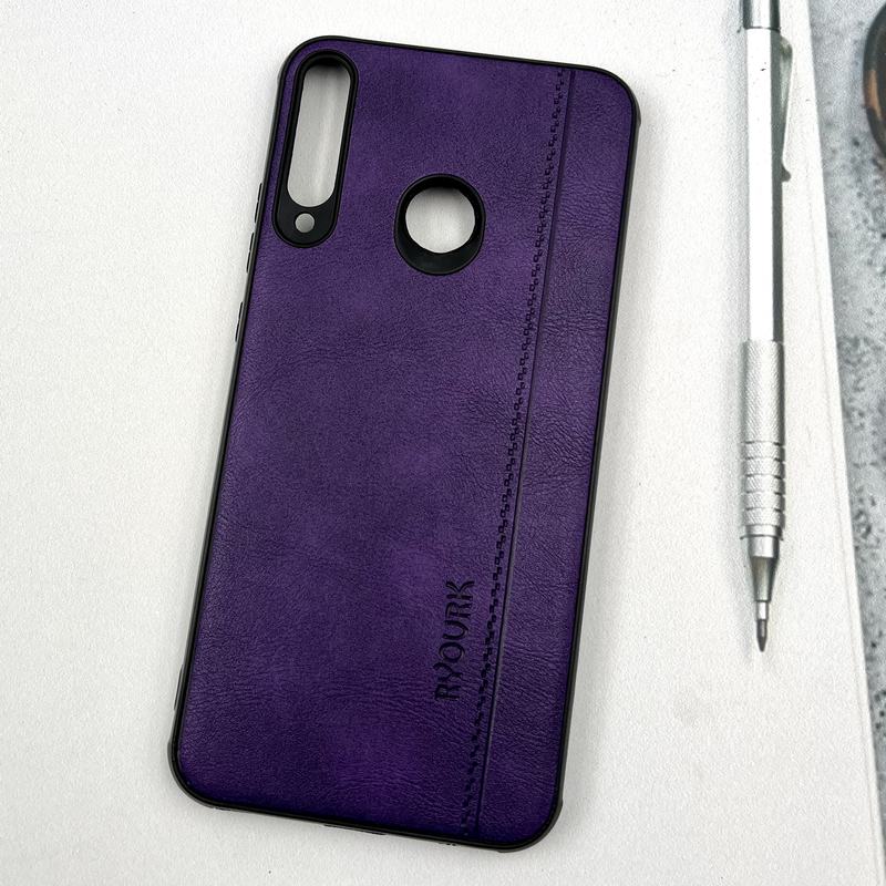 قاب گوشی Huawei Y7P هوآوی چرمی طرح دوخت RYOURK کلاسیک ایربگ دار بنفش کد 84188 - Image 2