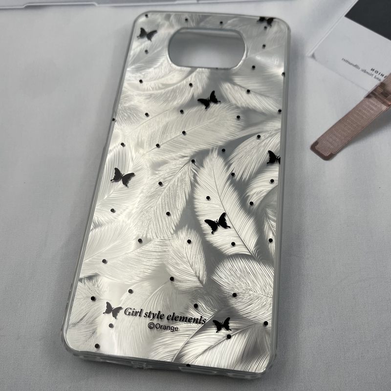 قاب گوشی Poco X3 / Poco X3 NFC / Poco X3 Pro شیائومی Penna Case پر نقره ای اکلیلی لاکچری اسپرت طرح پروانه کد 853160 - Image 2
