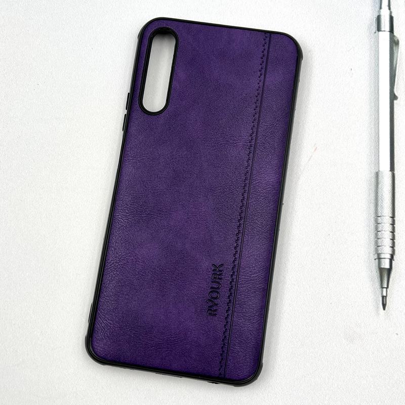 قاب گوشی Huawei Y9S / Honor 9X Pro هوآوی چرمی طرح دوخت RYOURK کلاسیک ایربگ دار بنفش کد 90982 - Image 2