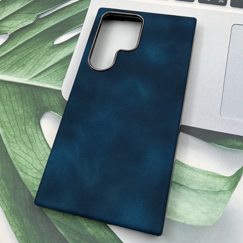 قاب گوشی Galaxy S24 Ultra سامسونگ چرمی داخل پاچه ای Polo Santa Barbara اورجینال کلاسیک لنز Metal سرمه ای کد 918665 - Image 2