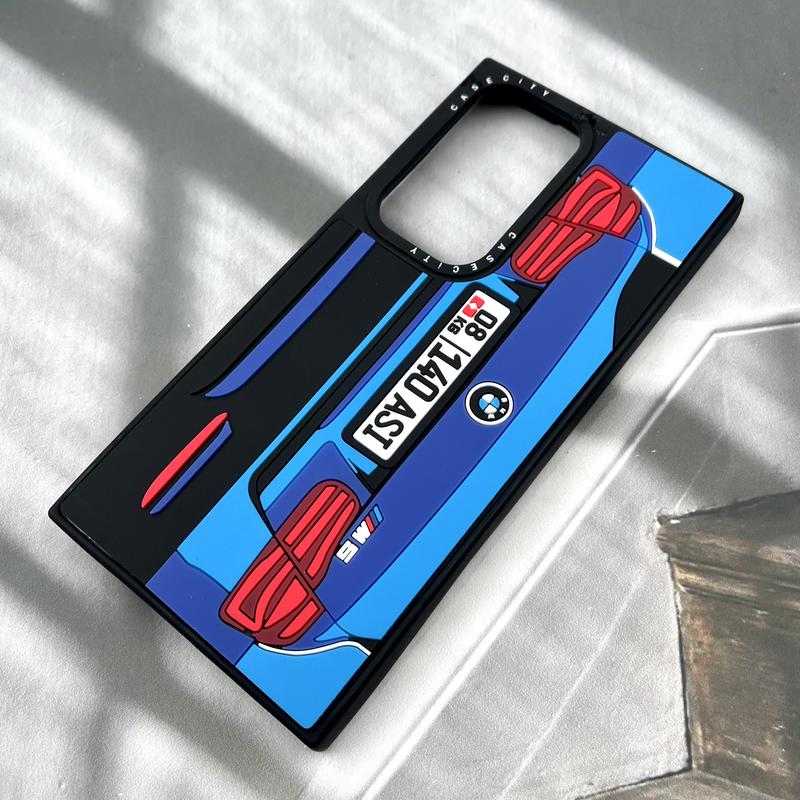 قاب گوشی Galaxy S24 Ultra سامسونگ Case Tiffy اورجینال طرح برجسته ضد ضربه BMW کد 96727 - Image 2