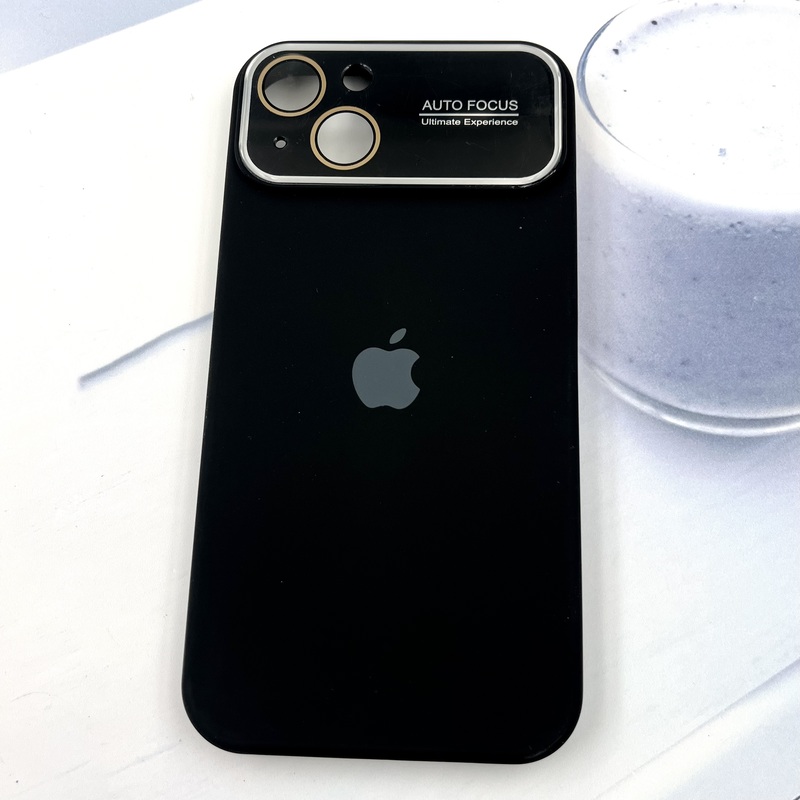 قاب گوشی iPhone 13 آیفون سیلیکونی پاک کنی Auto Focus مگ سیف Magsafe اورجینال محافظ لنز دار شیشه ای مشکی کد 102141 - Image 2