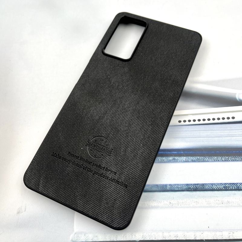 قاب گوشی Redmi Note 11 Pro / Redmi Note 12 Pro 4G شیائومی Cotton Case مخمل چرمی Hand Made کلاسیک مشکی کد 108385 - Image 2