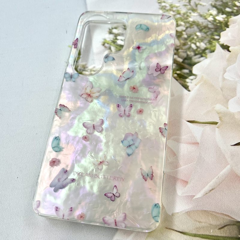 قاب گوشی Galaxy S26 Ultra سامسونگ iCe Case پینترستی طرح گل یخی ضد ضربه لنز برجسته کد 109012 - Image 2