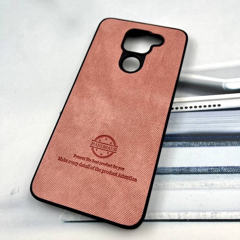 قاب گوشی Redmi Note 9 / Redmi 10X شیائومی Cotton Case مخمل چرمی Hand Made کلاسیک گلبهی کد 112760 - Image 2