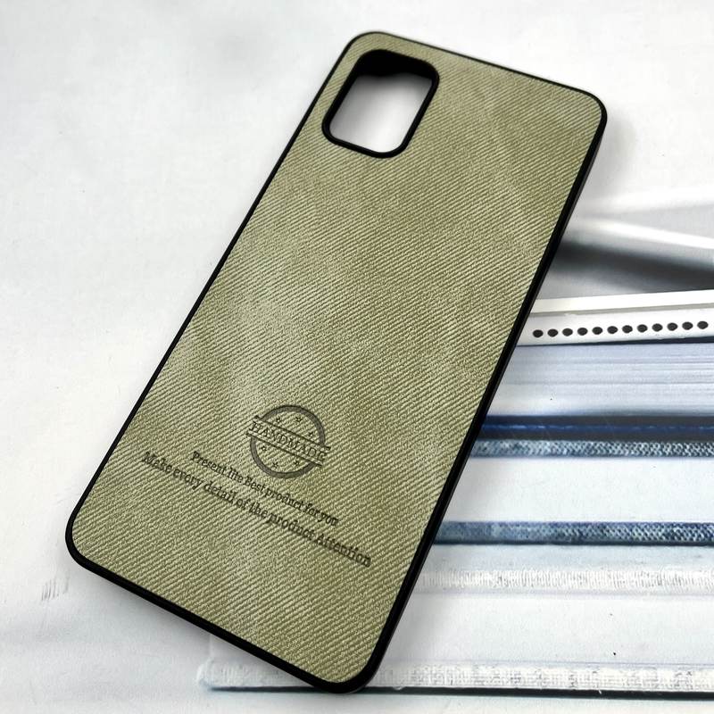 قاب گوشی Galaxy A31 سامسونگ Cotton Case مخمل چرمی Hand Made کلاسیک سبز کد 115509 - Image 2