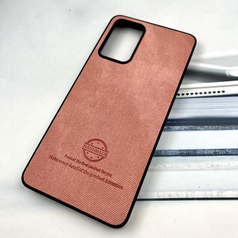 قاب گوشی Galaxy A72 سامسونگ Cotton Case مخمل چرمی Hand Made کلاسیک گلبهی کد 124959 - Image 2
