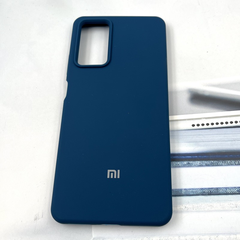 قاب گوشی Redmi Note 11 Pro / Redmi Note 12 Pro 4G شیائومی سیلیکونی پاک کنی اورجینال داخل پارچه ای رنگ سرمه ای کد 126165 - Image 2