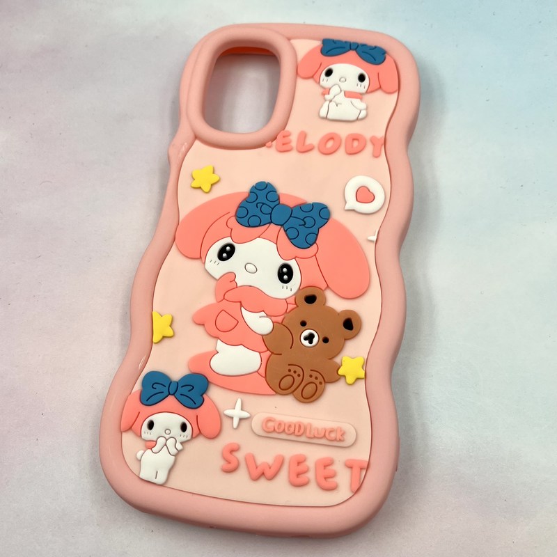 قاب گوشی Galaxy A02S / Galaxy A03S سامسونگ Funny Case سیلیکونی عروسکی برجسته ایربگ دار ضد ضربه طرح ملودی کد 150644 - Image 2