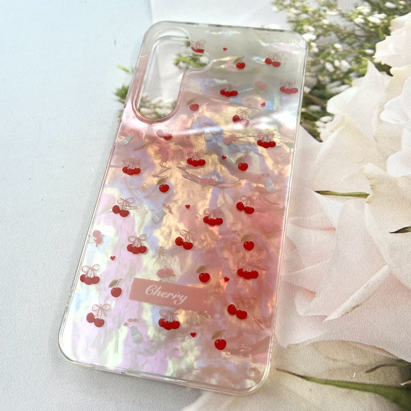 قاب گوشی Galaxy S25 FE سامسونگ iCe Case پینترستی طرح گل یخی ضد ضربه لنز برجسته کد 172016 - Image 2