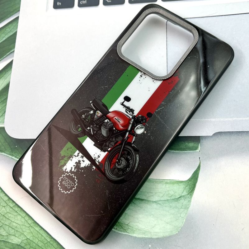 قاب گوشی Redmi Note 13 4G شیائومی Carbon Lens اورجینال لنز برجسته کربن اسپرت طرح موتور کد 175410 - Image 2