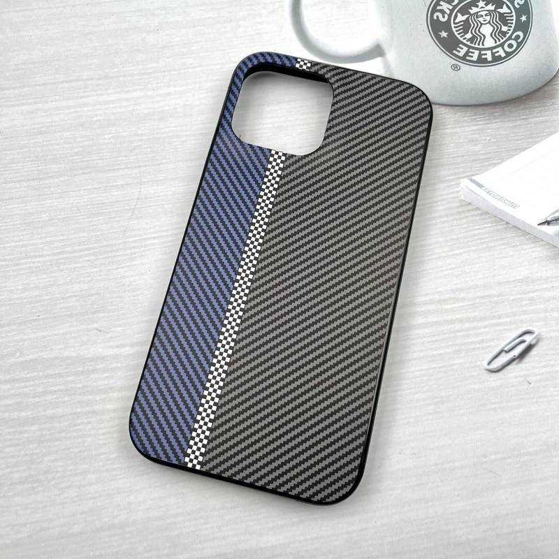 قاب گوشی iPhone 12 Pro Max آیفون Carbon Guard سیلیکونی سوپر اسپرت طرح کربن کد 191071 - Image 2