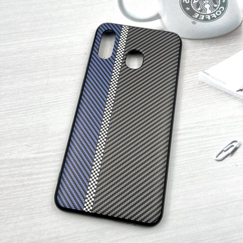 قاب گوشی Galaxy A20 / A30 سامسونگ Carbon Guard سیلیکونی سوپر اسپرت طرح کربن کد 196050 - Image 2