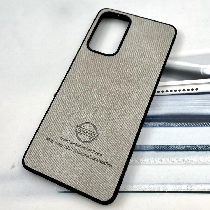 قاب گوشی Galaxy A73 سامسونگ Cotton Case مخمل چرمی Hand Made کلاسیک طوسی کد 210903 - Image 2