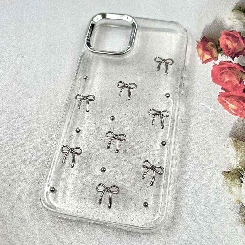 قاب گوشی iPhone 11 Pro آیفون Luxury Case سوپر شاین لنز Silver پاپیون کد 248482 - Image 2