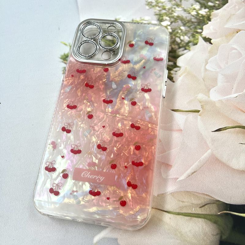 قاب گوشی iPhone 13 Pro Max آیفون iCe Case پینترستی طرح گل یخی ضد ضربه محافظ لنز دار سواروسکی گلسی کد 259130 - Image 2