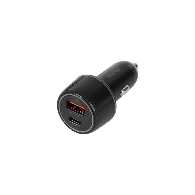 شارژر فندکی 48W فست و PD دو پورت BUKU اورجینال مدل CH-033 مشکی کد 262311 - Image 4