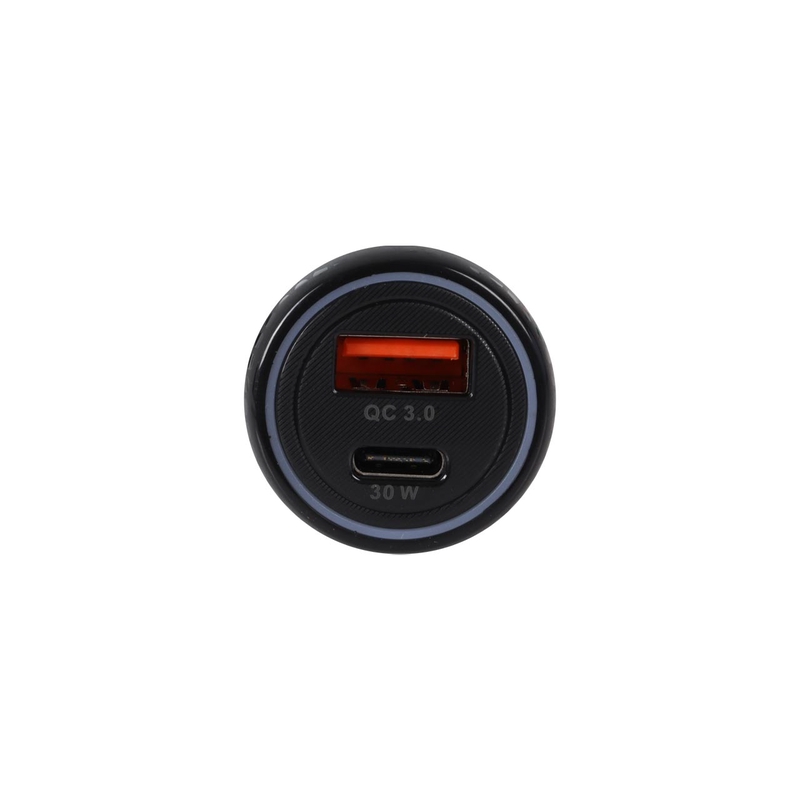 شارژر فندکی 48W فست و PD دو پورت BUKU اورجینال مدل CH-033 مشکی کد 262311 - Image 3