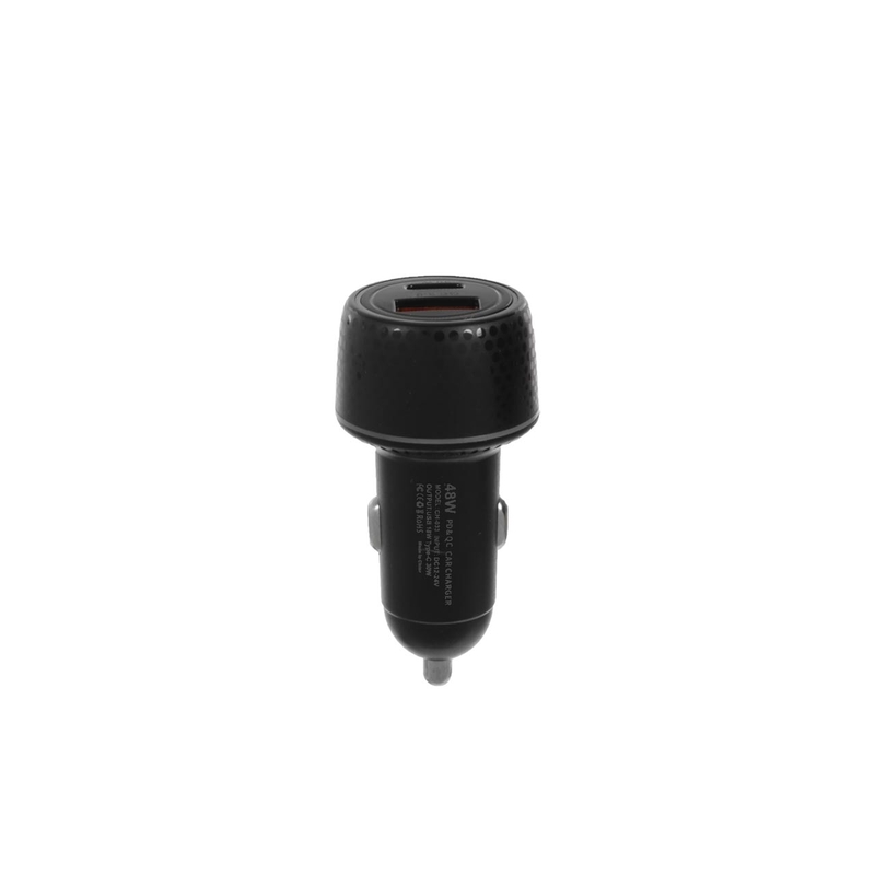 شارژر فندکی 48W فست و PD دو پورت BUKU اورجینال مدل CH-033 مشکی کد 262311 - Image 2