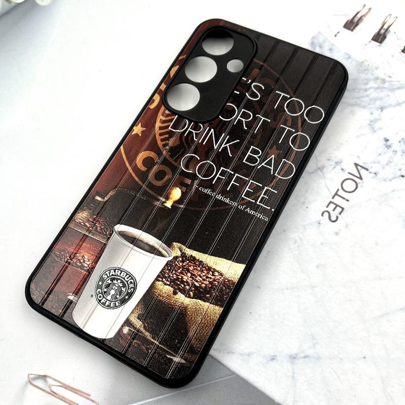 قاب گوشی Galaxy S24 FE سامسونگ کرکره ای Line Case دور سیلیکونی برجسته طرح استارباکس محافظ لنز دار کد 292216 - Image 2