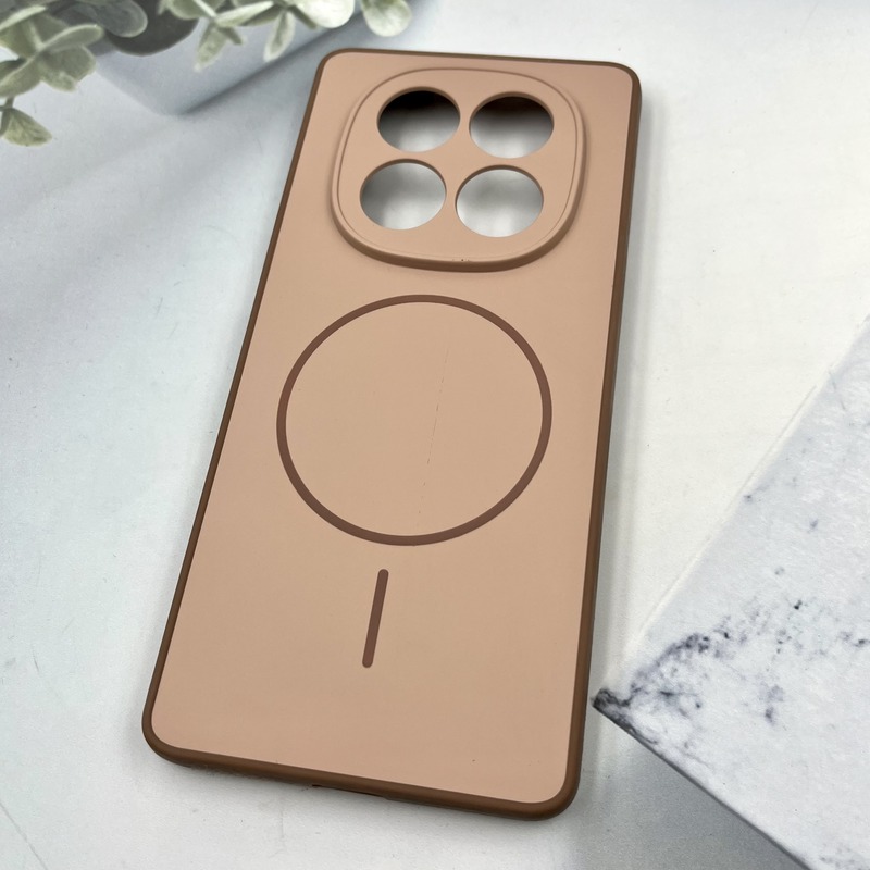 قاب گوشی Redmi Note 14 Pro 4G شیائومی سیلیکونی Soft Case پاستلی طرح مگ سیف Magsafe محافظ لنز دار موکا کد 294019 - Image 2