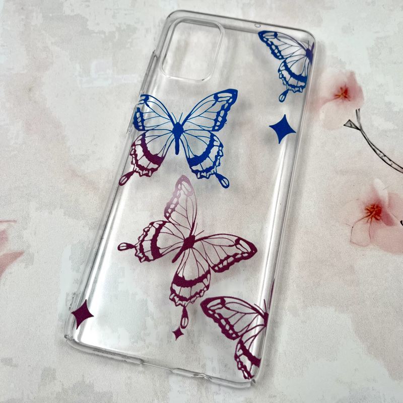 قاب گوشی Galaxy A71 سامسونگ Art Case شفاف Slim طرح پروانه کد 320172 - Image 2