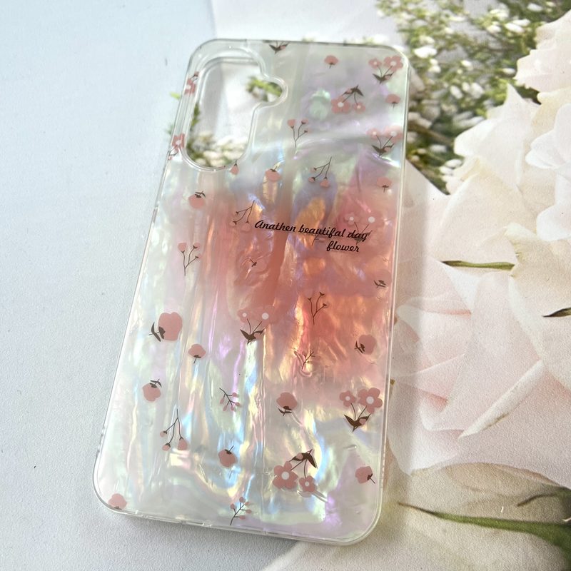 قاب گوشی Galaxy A57 سامسونگ iCe Case پینترستی طرح گل یخی ضد ضربه لنز برجسته کد 352250 - Image 2