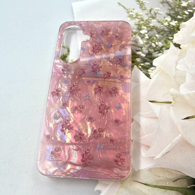 قاب گوشی Galaxy A37 سامسونگ iCe Case پینترستی طرح گل یخی ضد ضربه لنز برجسته کد 356784 - Image 2