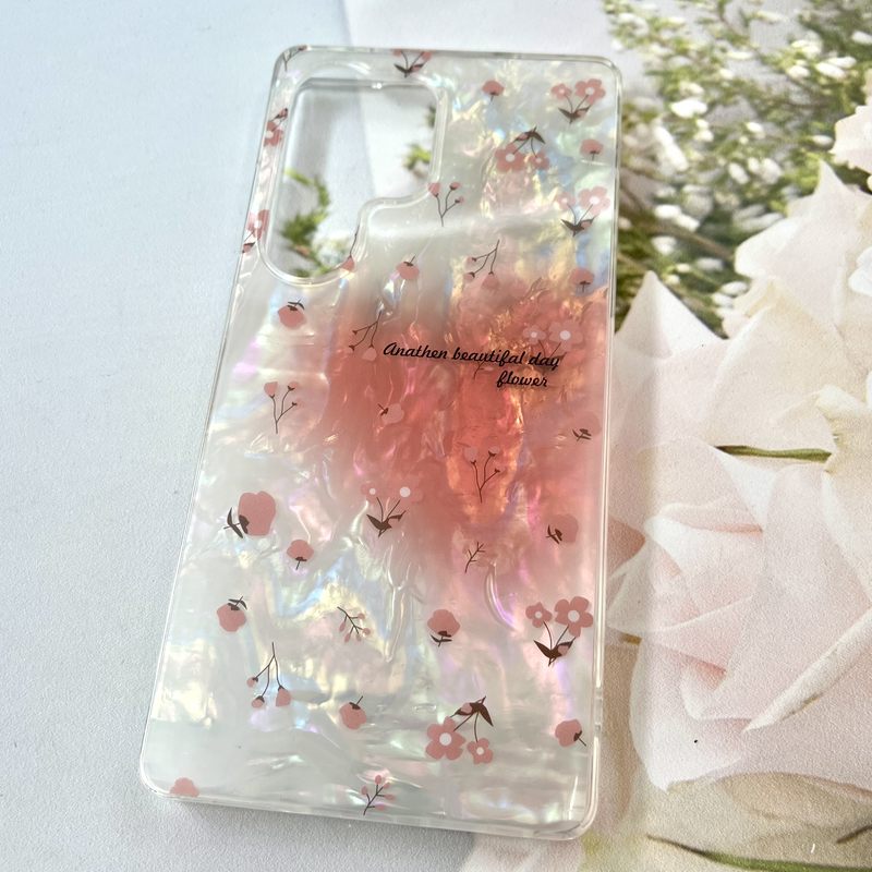 قاب گوشی Galaxy S25 Ultra سامسونگ iCe Case پینترستی طرح گل یخی ضد ضربه لنز برجسته کد 372028 - Image 2