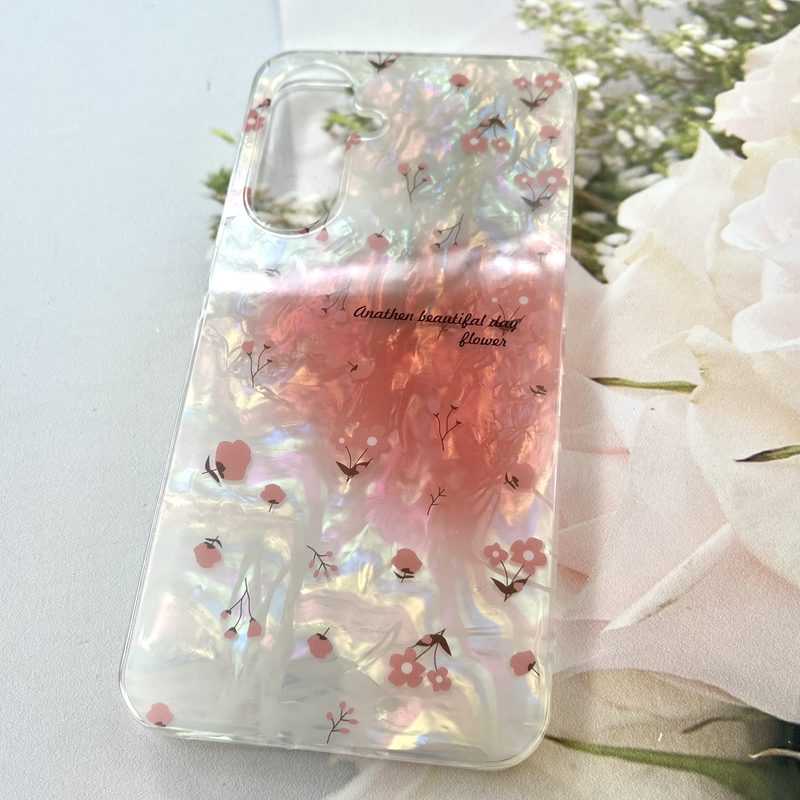 قاب گوشی Galaxy A36 / A56 سامسونگ iCe Case پینترستی طرح گل یخی ضد ضربه لنز برجسته کد 398760 - Image 2