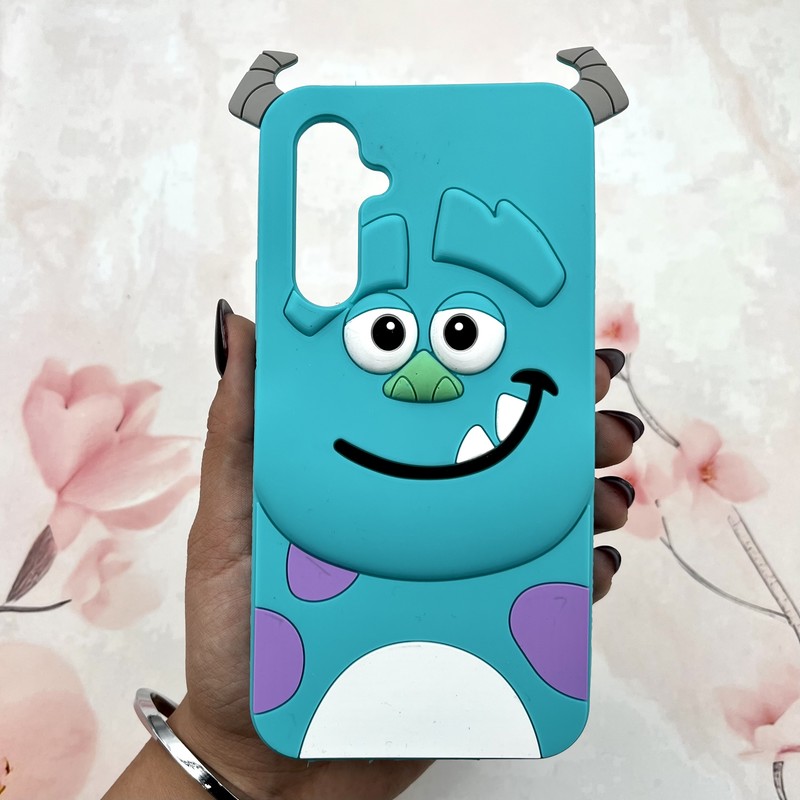 قاب گوشی Galaxy A54 سامسونگ سیلیکونی پاک کنی اورجینال عروسکی برجسته سالیوان کد 402334