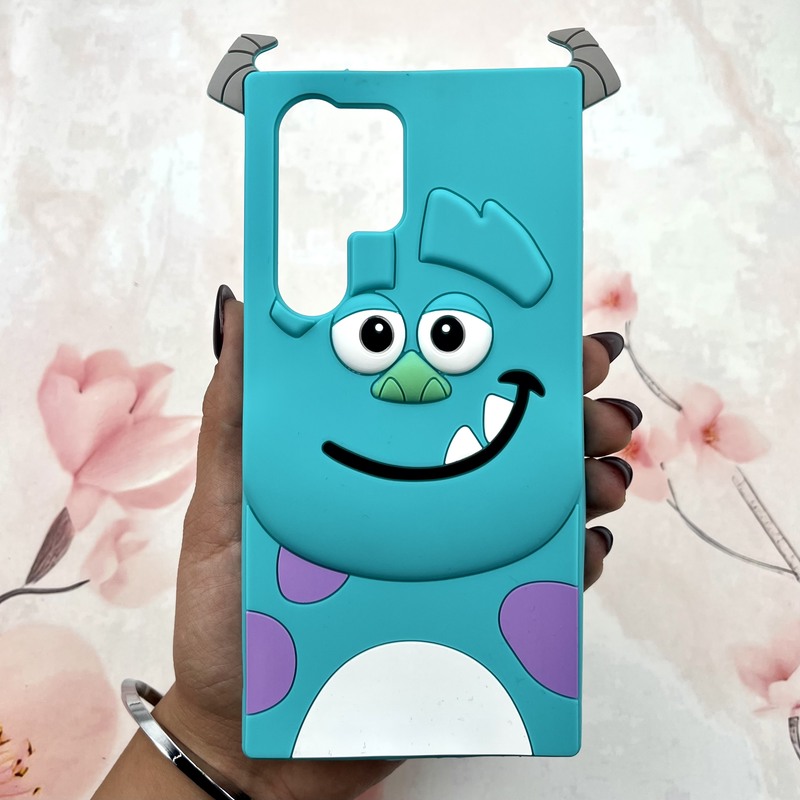 قاب گوشی Galaxy S23 Ultra سامسونگ سیلیکونی پاک کنی اورجینال عروسکی برجسته سالیوان کد 419568