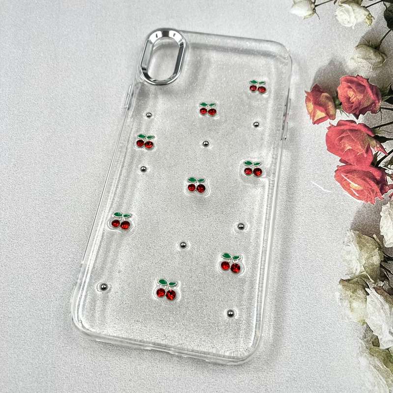 قاب گوشی iPhone XS Max آیفون Luxury Case سوپر شاین لنز Silver گیلاس کد 423734 - Image 2