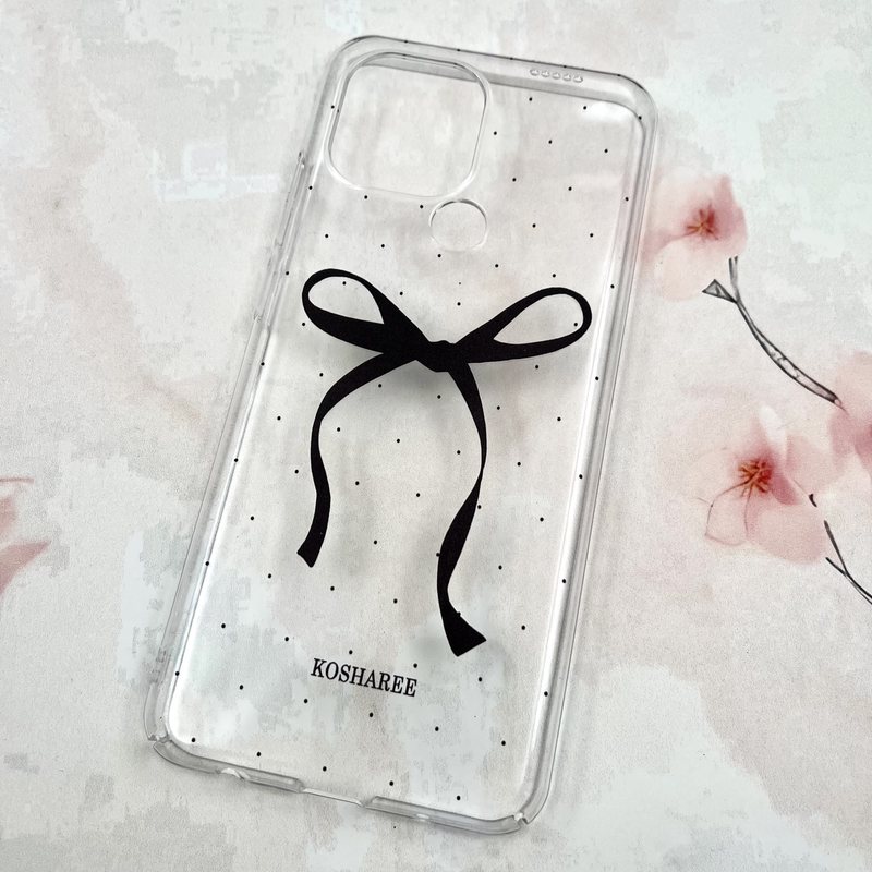 قاب گوشی Redmi A1 Plus / Redmi A2 Plus / Poco C50 شیائومی Art Case شفاف Slim محافظ لنز دار طرح پاپیون مشکی کد 455233 - Image 2