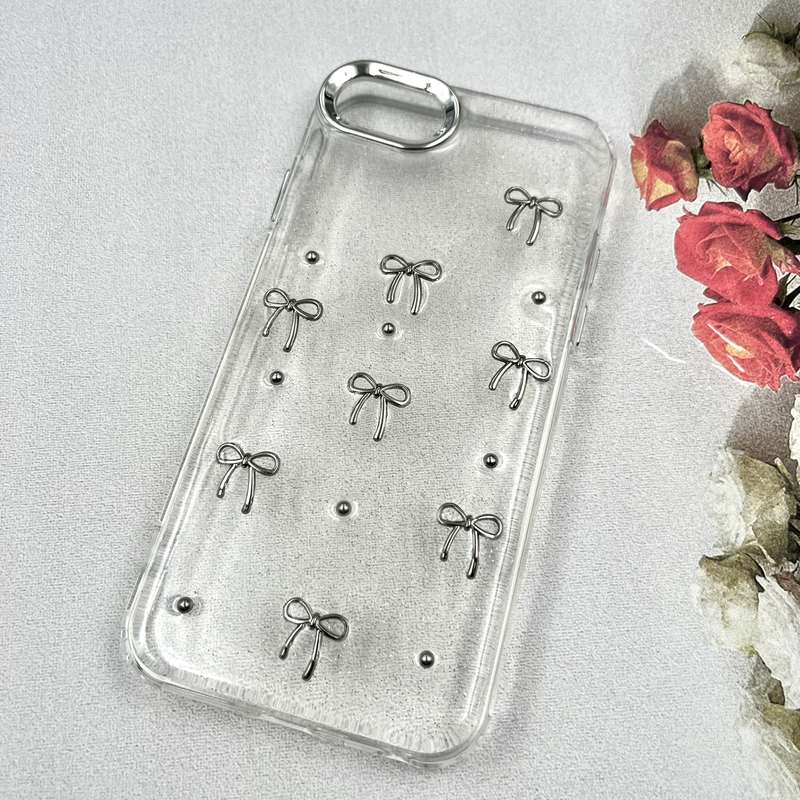 قاب گوشی iPhone 7 / iPhone 8 / iPhone SE 2020 / iPhone SE 2022 آیفون Luxury Case سوپر شاین لنز Silver پاپیون کد 487245 - Image 2