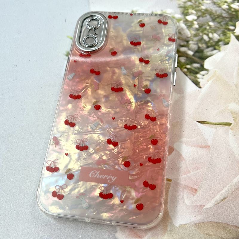 قاب گوشی iPhone X / iPhone XS آیفون iCe Case پینترستی طرح گل یخی ضد ضربه محافظ لنز دار سواروسکی گلسی کد 500491 - Image 2