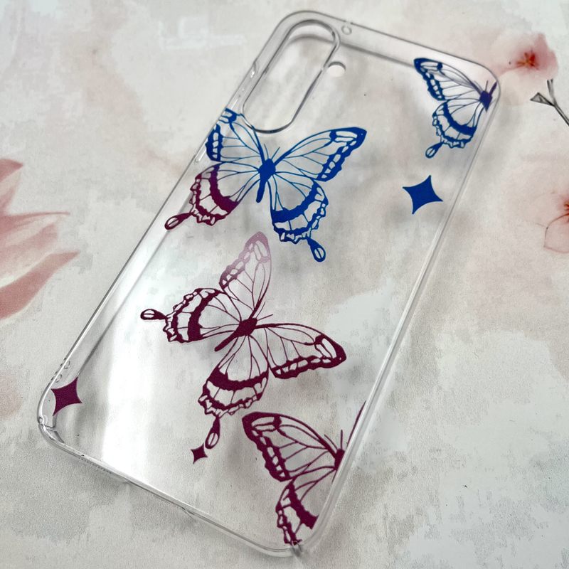 قاب گوشی Galaxy S23 FE سامسونگ Art Case شفاف Slim طرح پروانه کد 501369 - Image 2