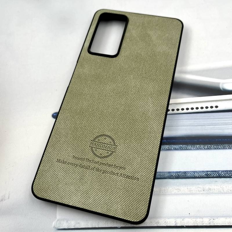 قاب گوشی Redmi Note 11 Pro / Redmi Note 12 Pro 4G شیائومی Cotton Case مخمل چرمی Hand Made کلاسیک سبز کد 513640 - Image 2