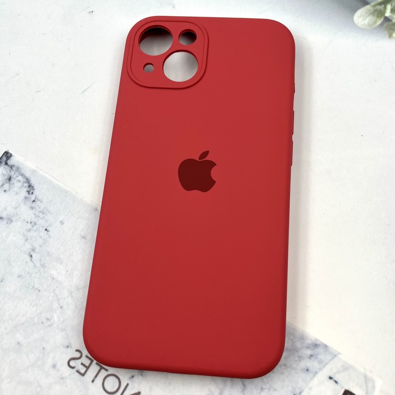 قاب گوشی iPhone 13 آیفون سیلیکونی پاک کنی اورجینال داخل پارچه ای محافظ لنز دار رنگ هلویی کد 519126 - Image 2