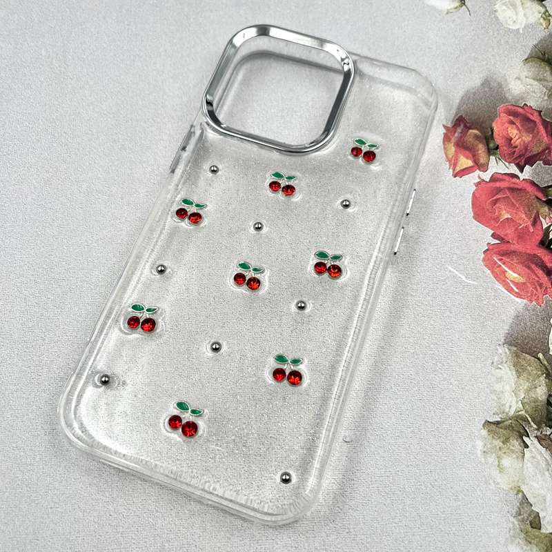 قاب گوشی iPhone 13 Pro آیفون Luxury Case سوپر شاین لنز Silver گیلاس کد 523722 - Image 2