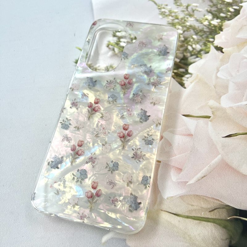 قاب گوشی Redmi A5 / Poco C71 شیائومی iCe Case پینترستی طرح گل یخی ضد ضربه لنز برجسته کد 529934 - Image 2