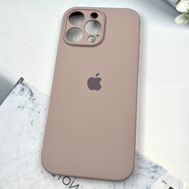 قاب گوشی iPhone 16 Pro Max آیفون سیلیکونی پاک کنی اورجینال داخل پارچه ای محافظ لنز دار رنگ گلبهی کدر کد 564250 - Image 2