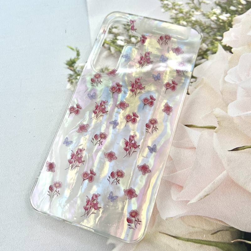 قاب گوشی Galaxy S25 FE سامسونگ iCe Case پینترستی طرح گل یخی ضد ضربه لنز برجسته کد 564902 - Image 2
