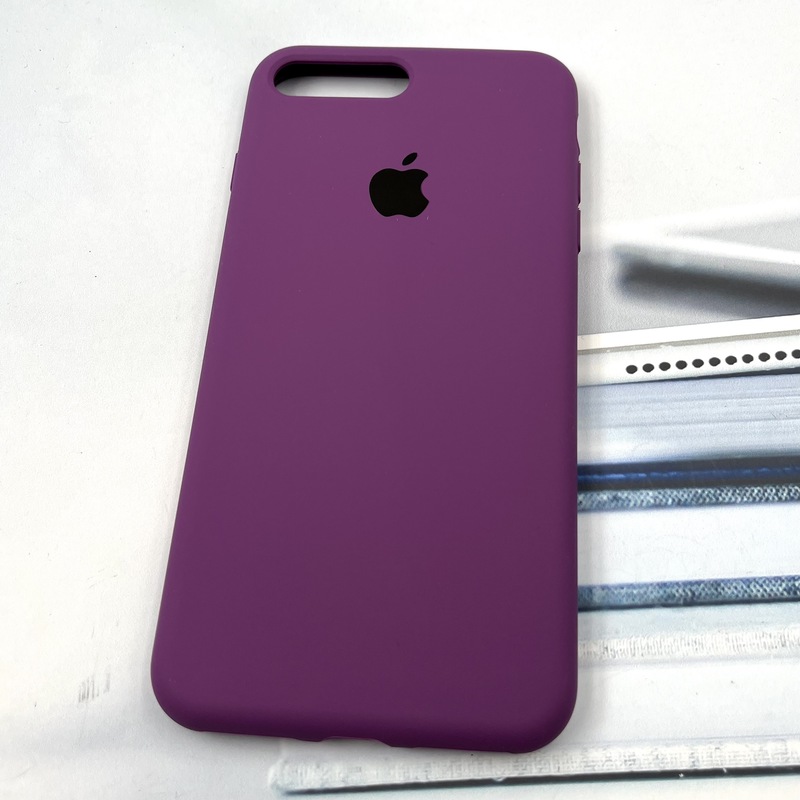 قاب گوشی iPhone 7 Plus / iPhone 8 Plus آیفون سیلیکونی پاک کنی اورجینال داخل پارچه ای رنگ بنفش کد 603836 - Image 2
