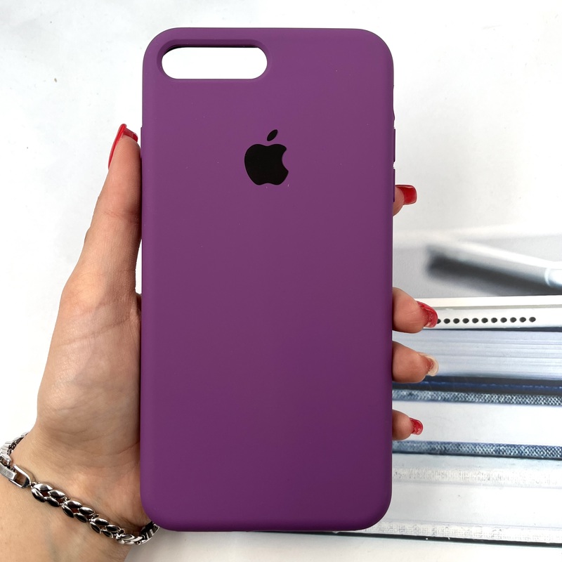 قاب گوشی iPhone 7 Plus / iPhone 8 Plus آیفون سیلیکونی پاک کنی اورجینال داخل پارچه ای رنگ بنفش کد 603836