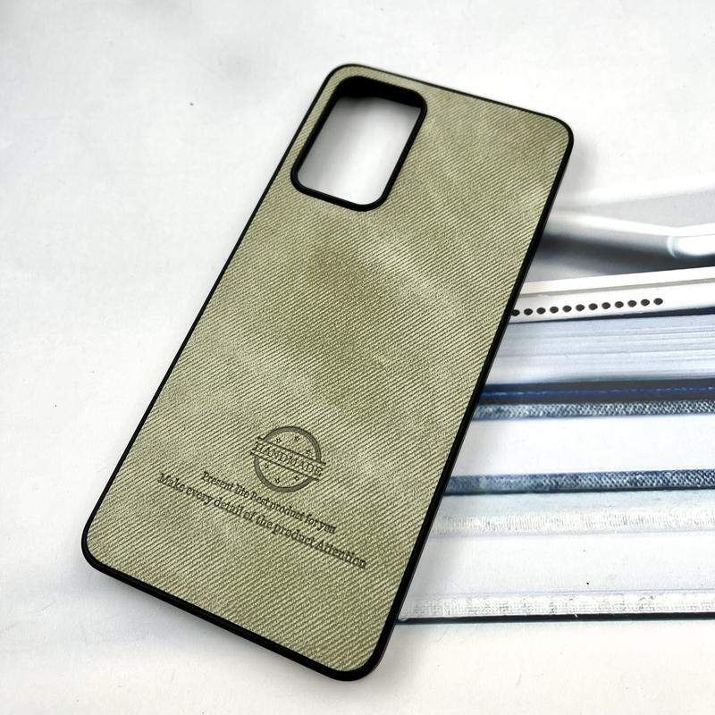 قاب گوشی Galaxy A72 سامسونگ Cotton Case مخمل چرمی Hand Made کلاسیک سبز کد 617555 - Image 2