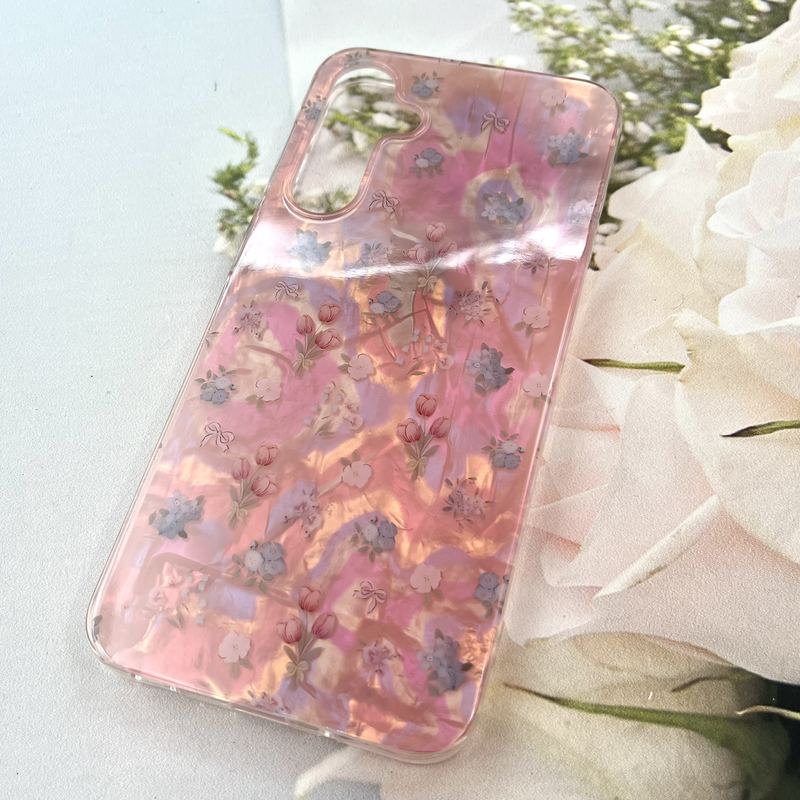 قاب گوشی Galaxy A16 سامسونگ iCe Case پینترستی طرح گل یخی ضد ضربه لنز برجسته کد 626328 - Image 2