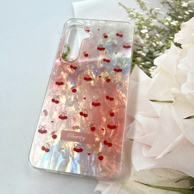 قاب گوشی Galaxy S24 FE سامسونگ iCe Case پینترستی طرح گل یخی ضد ضربه لنز برجسته کد 633858 - Image 2