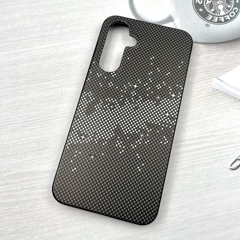 قاب گوشی Galaxy A54 سامسونگ Carbon Guard سیلیکونی سوپر اسپرت طرح کربن کد 644957 - Image 2
