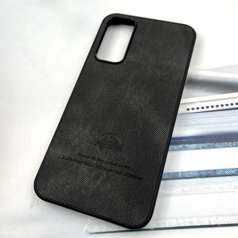 قاب گوشی Galaxy A34 سامسونگ Cotton Case مخمل چرمی Hand Made کلاسیک مشکی کد 658160 - Image 2